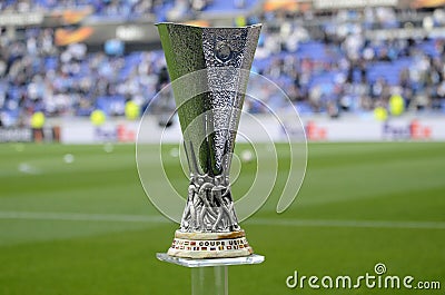 UEFA Europa League trophy Editorial Stock Photo