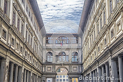 Ufizzi Gallery in Florence,Tuscany Stock Photo