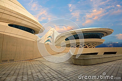 Changsha Meixi Lake International Culture Art Centre, China Editorial Stock Photo