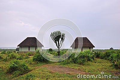 Uganda, Lake George coast, Africa Stock Photo