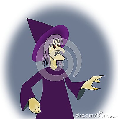 Ugly Witch Stock Photo