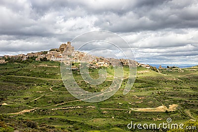 Ujue Navarre Spain Stock Photo