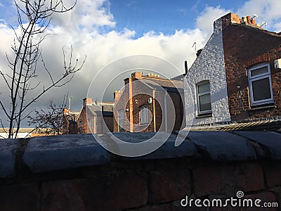 UK from behind - pure british Stock Photo