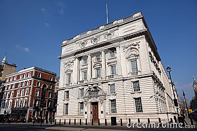 UK government Department for International Trade building in Whitehall Editorial Stock Photo