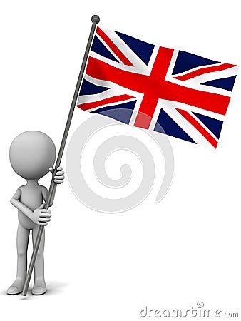 Uk national flag Stock Photo