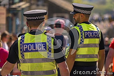 UK police officers Editorial Stock Photo