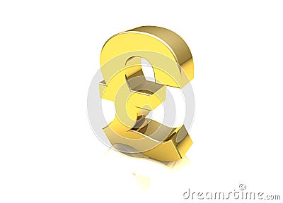 UK pound symbol Stock Photo