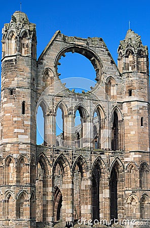 UK Scotland Elgin Ruins of Elgin Cathedral Stock Photo