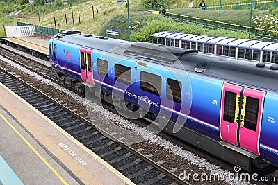 UK train station Editorial Stock Photo