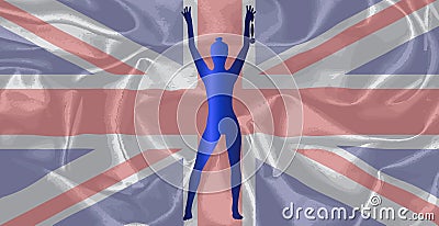 UK Winner Background Stock Photo