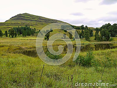 ukhahlamba-drakensberg park - South Africa Stock Photo