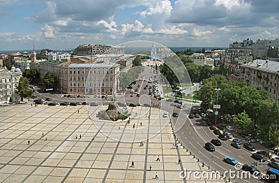 UKR. Ukraine. Kiev. Sophia Square is the oldest square in Kiev Stock Photo