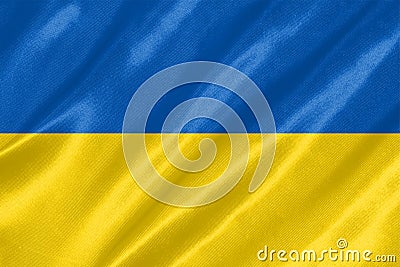 Ukraine Flag Stock Photo