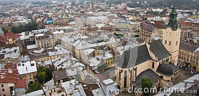 Ukraine- Lviv Editorial Stock Photo