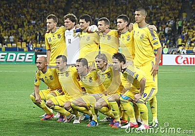 Ukraine national football team Editorial Stock Photo