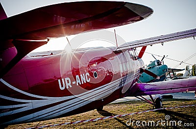 Ukraine state aviation museum Editorial Stock Photo