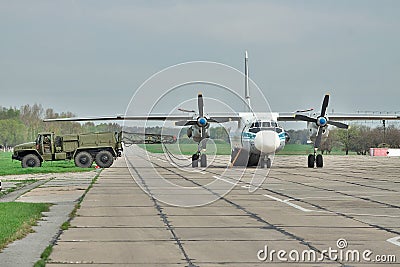 Ukrainian Air Force An-26 Editorial Stock Photo