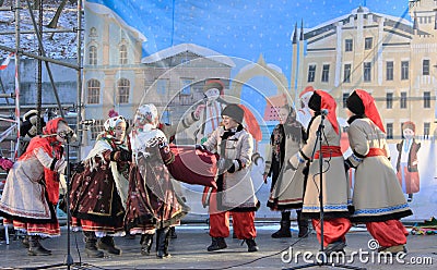 Ukrainian Christmas carols Editorial Stock Photo