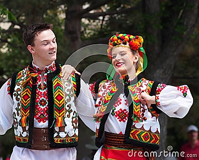 Ukrainian Dancers Editorial Stock Photo