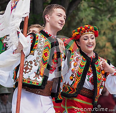 Ukrainian Dancers Editorial Stock Photo