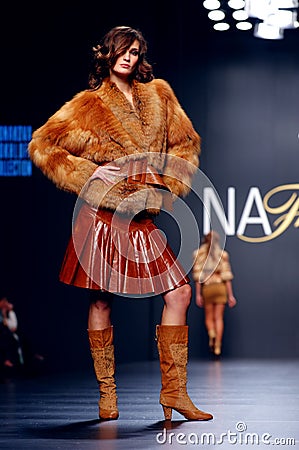 Ukrainian Fashion Week Editorial Stock Photo