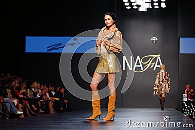 Ukrainian Fashion Week Editorial Stock Photo