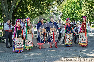 Ukrainian folk ensemble Editorial Stock Photo