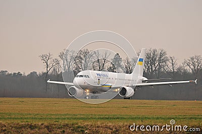 Ukrainian Government plane Editorial Stock Photo