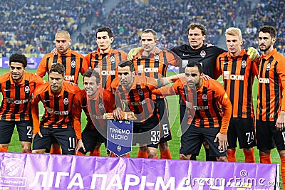 Ukrainian Premier League: Dynamo Kyiv v Shakhtar Editorial Stock Photo