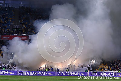 Ukrainian Premier League: Dynamo Kyiv v Shakhtar Editorial Stock Photo