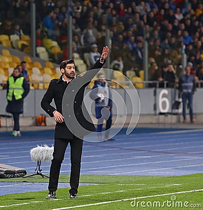 Ukrainian Premier League: Dynamo Kyiv v Shakhtar Editorial Stock Photo