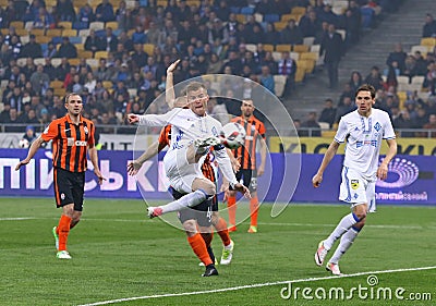 Ukrainian Premier League: Dynamo Kyiv v Shakhtar Editorial Stock Photo