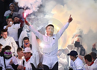 Ukrainian Premier League: Dynamo Kyiv v Shakhtar Editorial Stock Photo