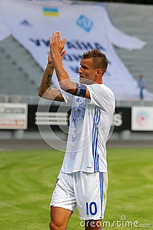 Ukrainian Premier League: Dynamo Kyiv vs Chornomorets Editorial Stock Photo