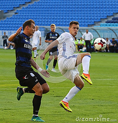 Ukrainian Premier League: Dynamo Kyiv vs Chornomorets Editorial Stock Photo