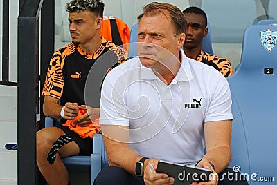 Ukrainian Premier League football game Minaj v Shakhtar Editorial Stock Photo