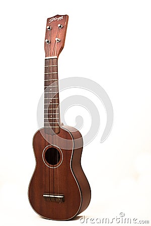 Ukulele face Stock Photo