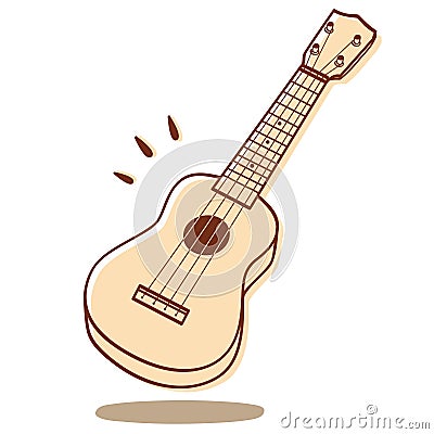 Ukulele vector Vector Illustration