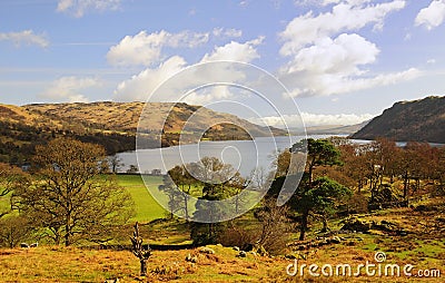 Ullswater view, Cumbria Stock Photo