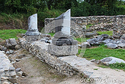 Ulpia Traiana Sarmizegetusa Ruins Stock Photo