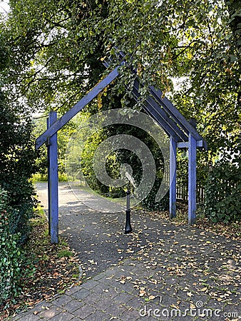 Ulster Canal walk in Clones, Monaghan, Ireland Stock Photo