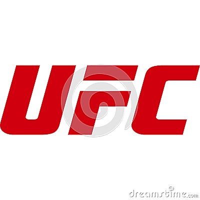 Ufc sports logo Editorial Stock Photo