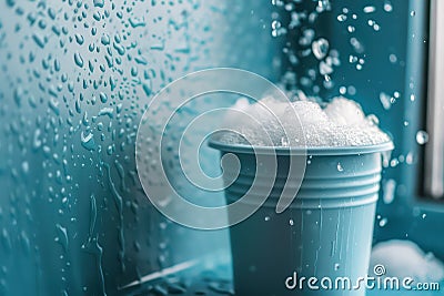 The Ultimate Guide to a Crystal-Clear Window Cleaning Routine How to Get Spotless, Streak-Free Windows Every Time, Easy DIY Tips Stock Photo