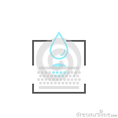 Ultra Absorb Icon. Vector Vector Illustration