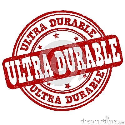 Ultra durable grunge rubber stamp Vector Illustration