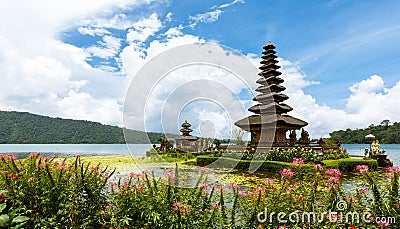 Ulun Danu temple, Bali Stock Photo