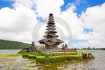 Ulun Danu temple in Bali island, Stock Photo