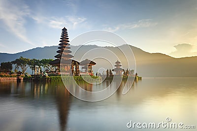 Ulun Danu temple Bali Stock Photo