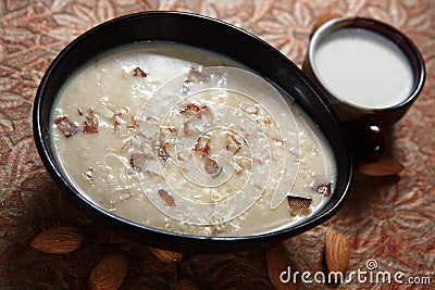 Ulundu payasam,Whole white gram pudding, Ulund kheer Stock Photo