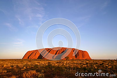 Uluru (Ayers rock), Australia Editorial Stock Photo